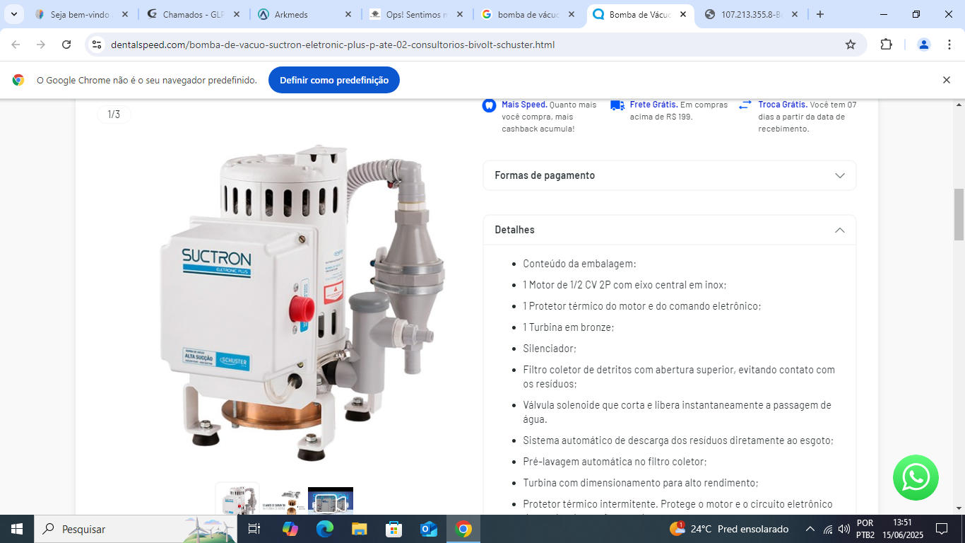 Bomba de vácuo